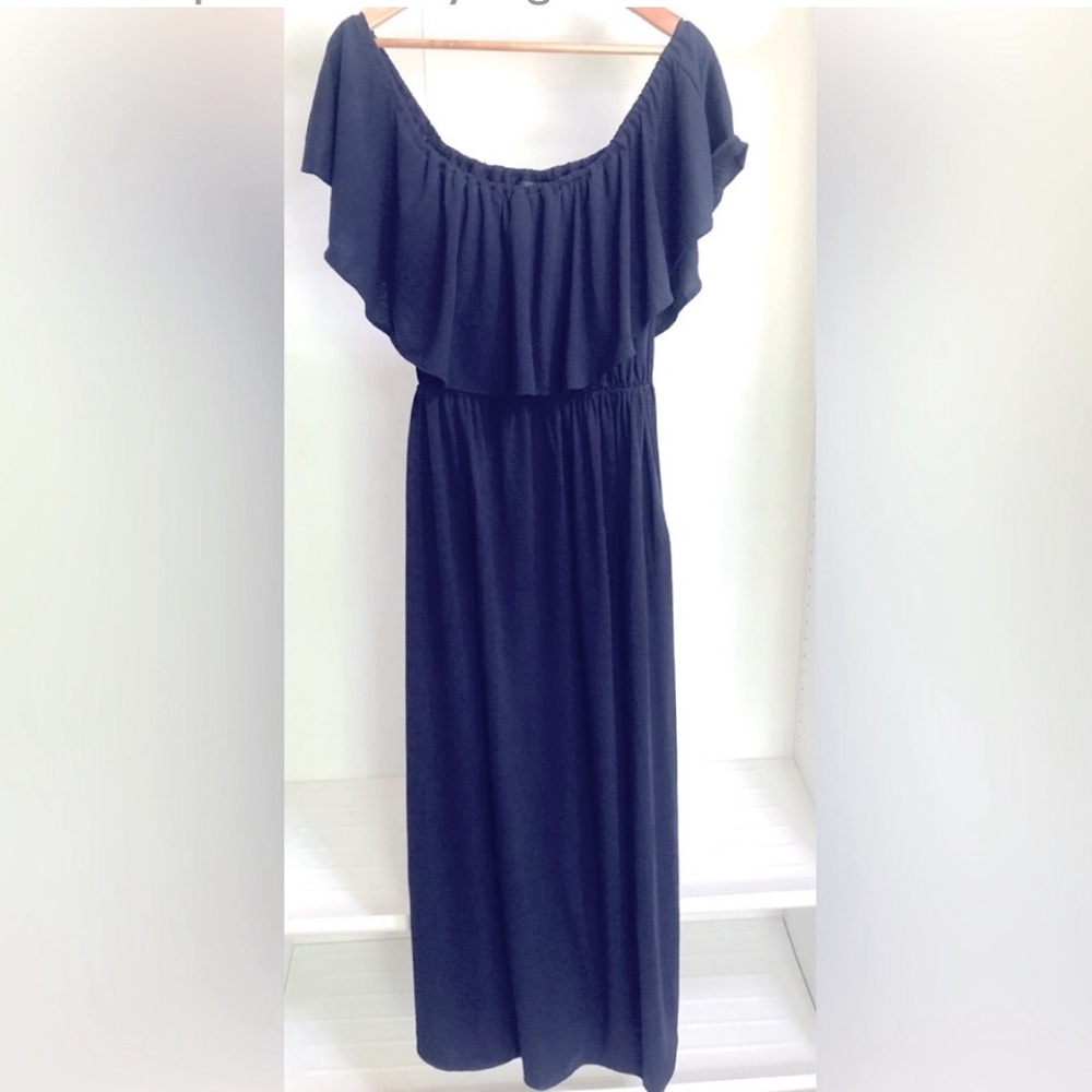 NWOT Navy Blue Maxi Dress